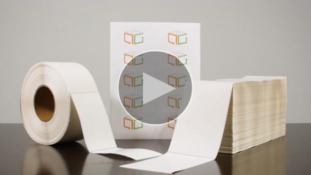 Amazon.com : PSBM Direct Thermal Labels, 4x4 Inch, 4 Rolls